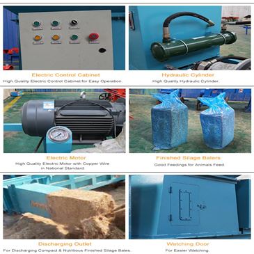 800 Kg/h Hay Compressing Machine