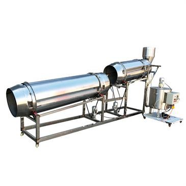 100-300kg دوار طبل غلتک چاشنی میان وعده ساخت ماشین آلات